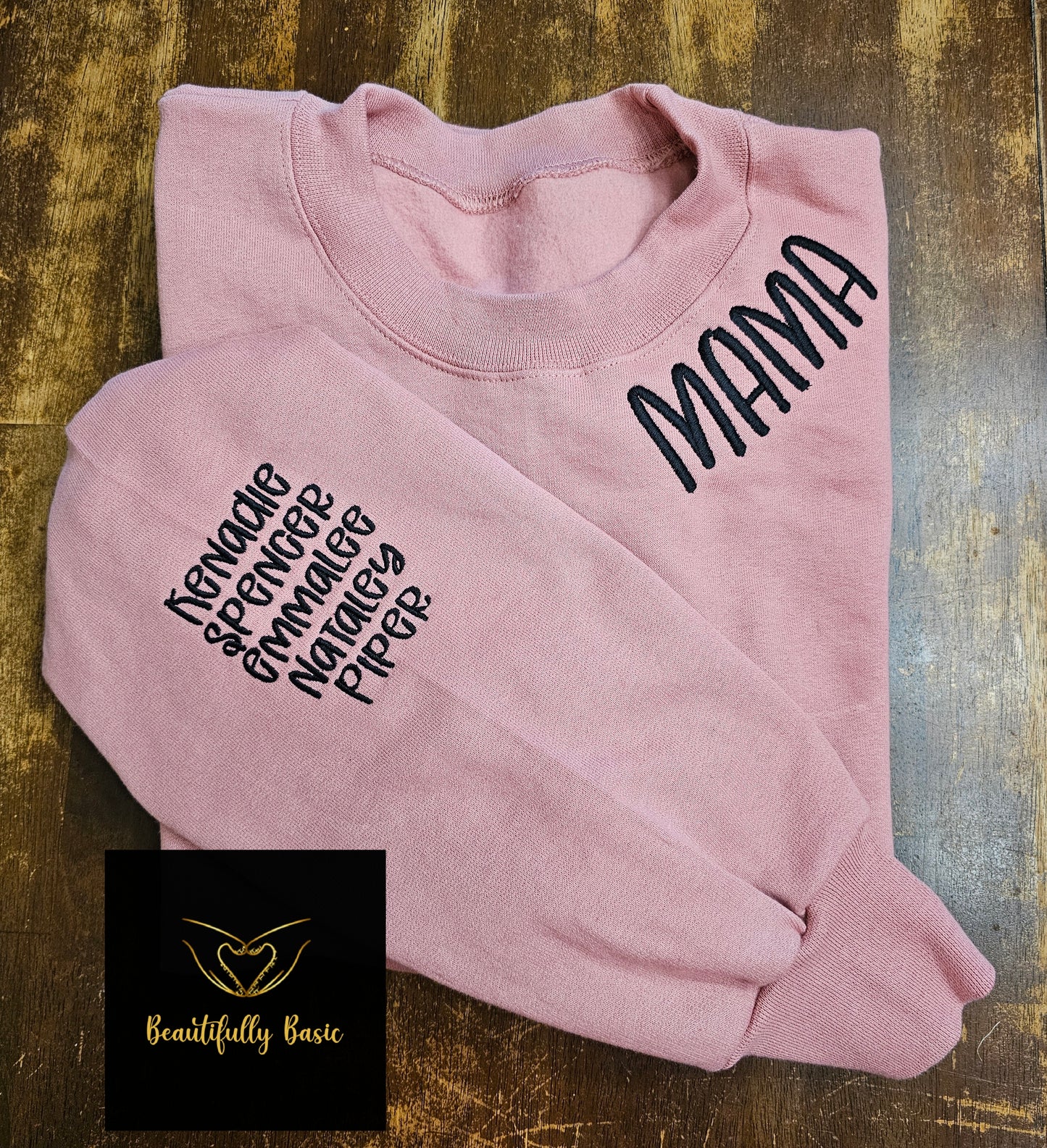 MAMA embroidered crewneck