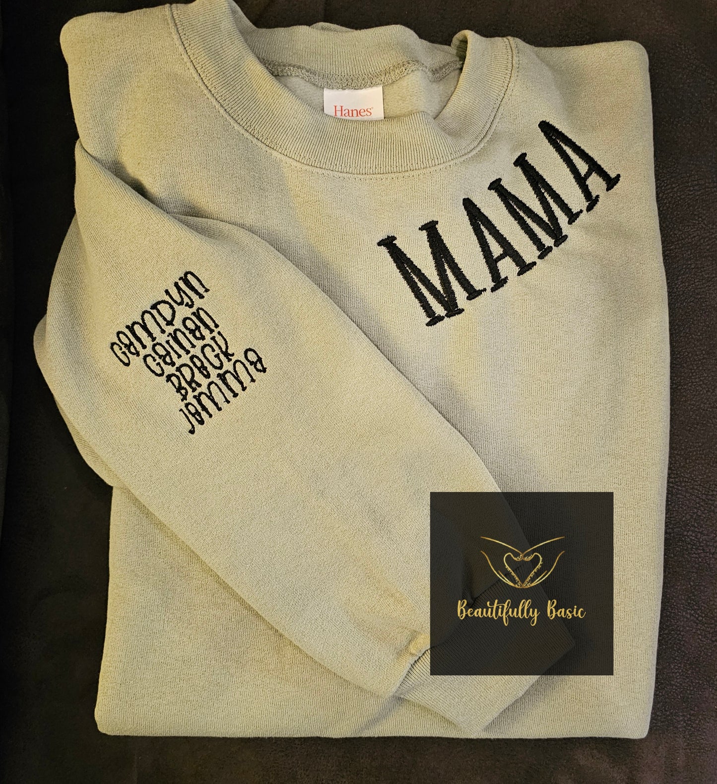 MAMA embroidered crewneck