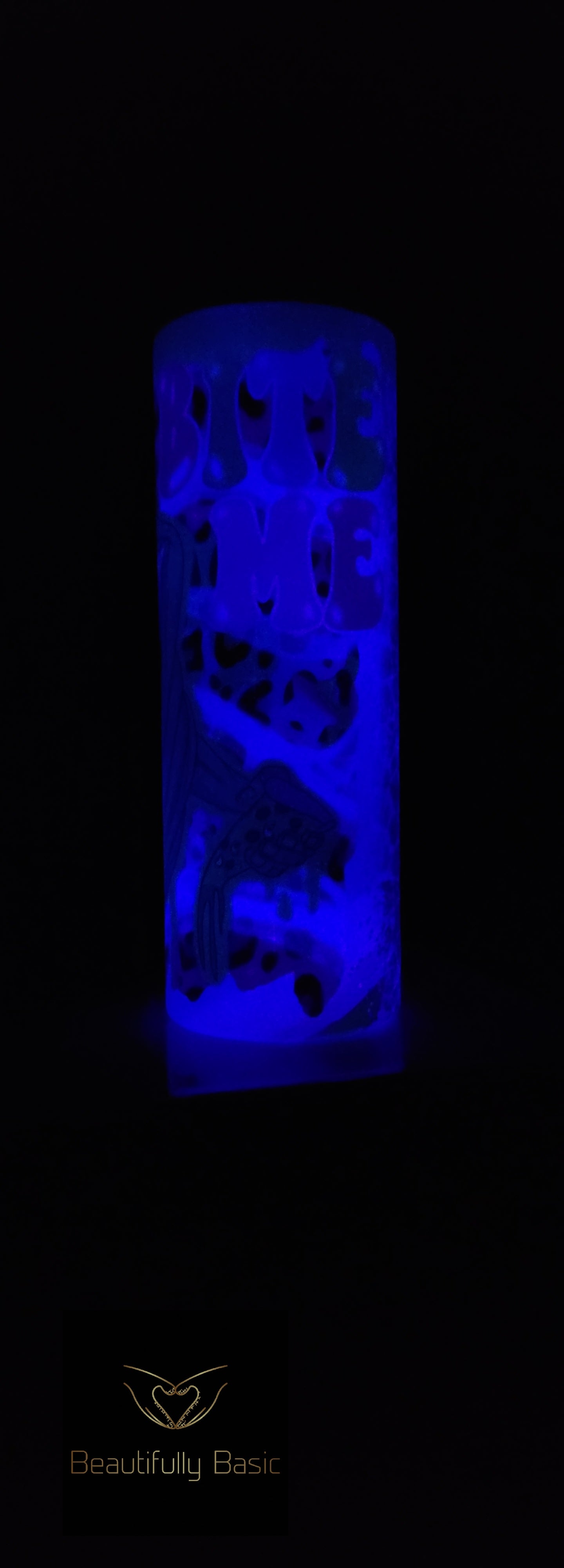 Bite Me tumbler (Glow in the Dark)