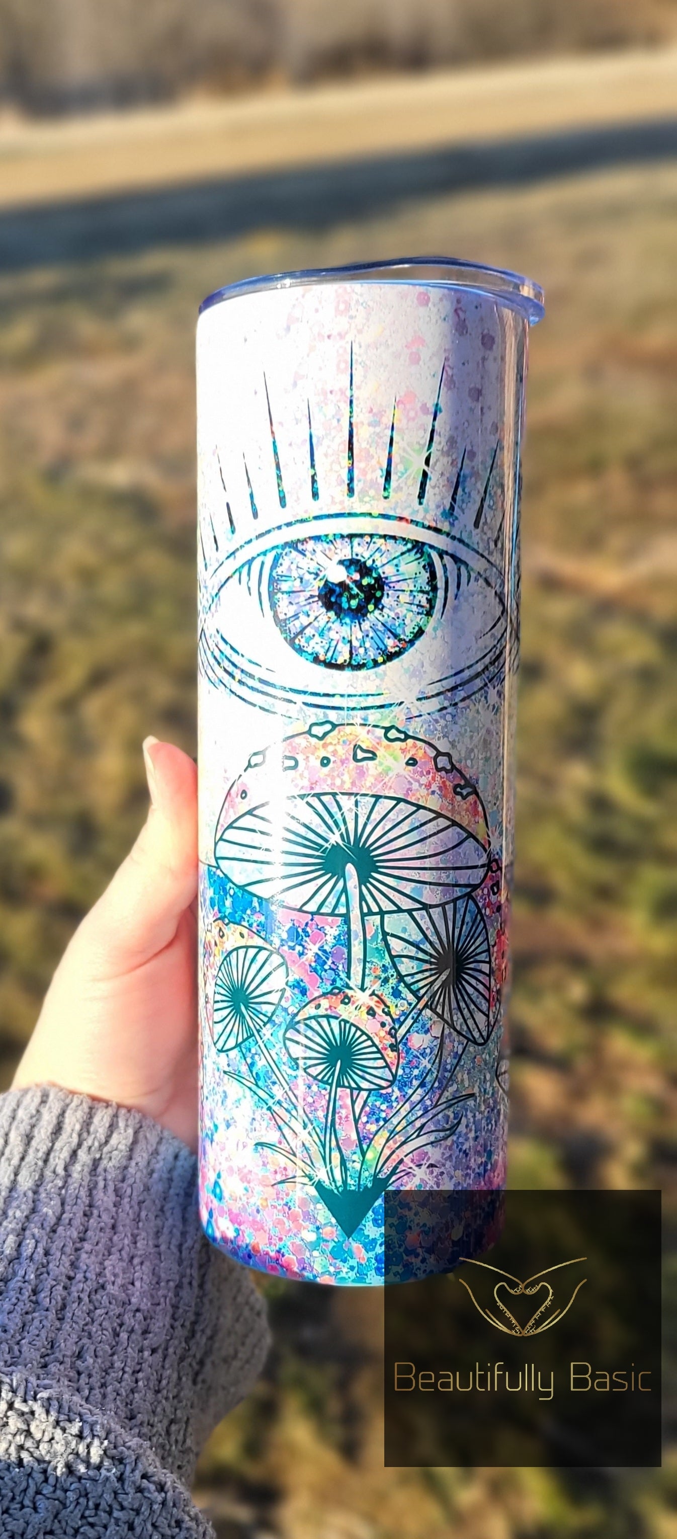 Eye mushroom tumbler